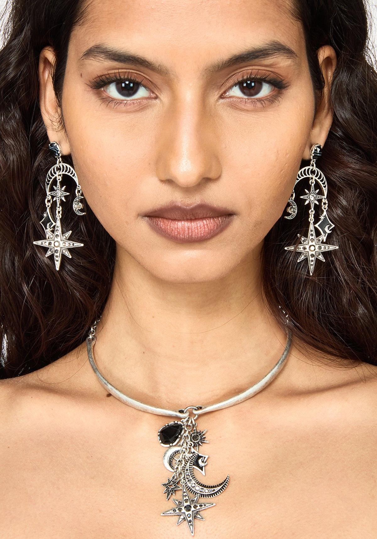 Flamini Celestial Drop Earrings