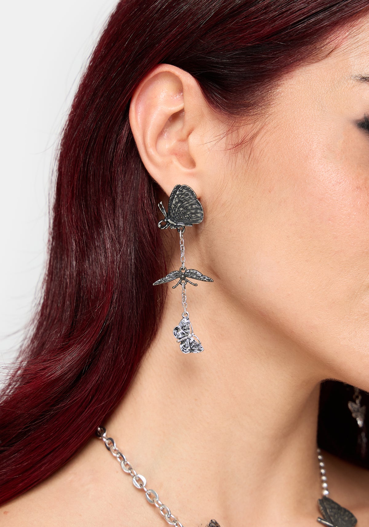 Delissa Butterfly Drop Earrings