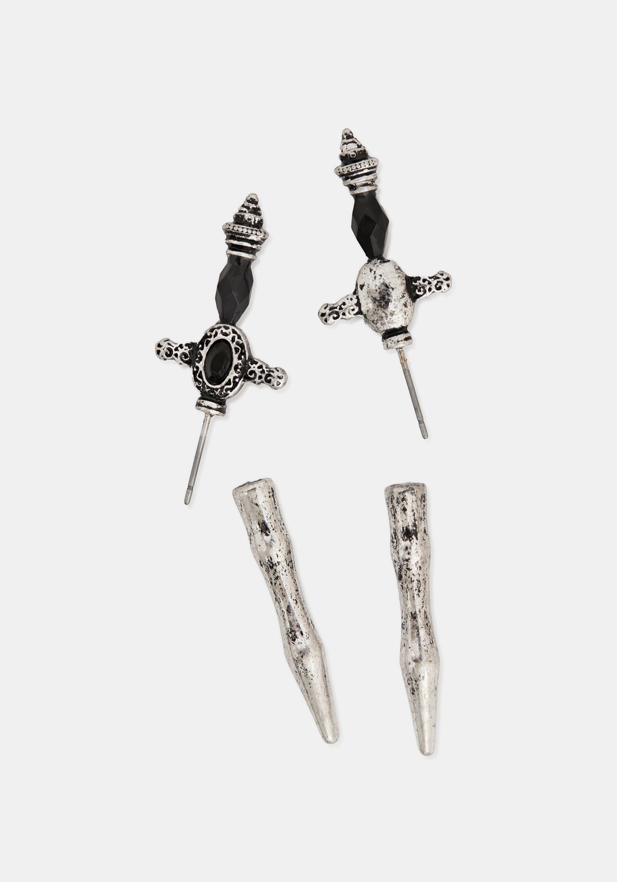 Eldun Sword Drop Earrings