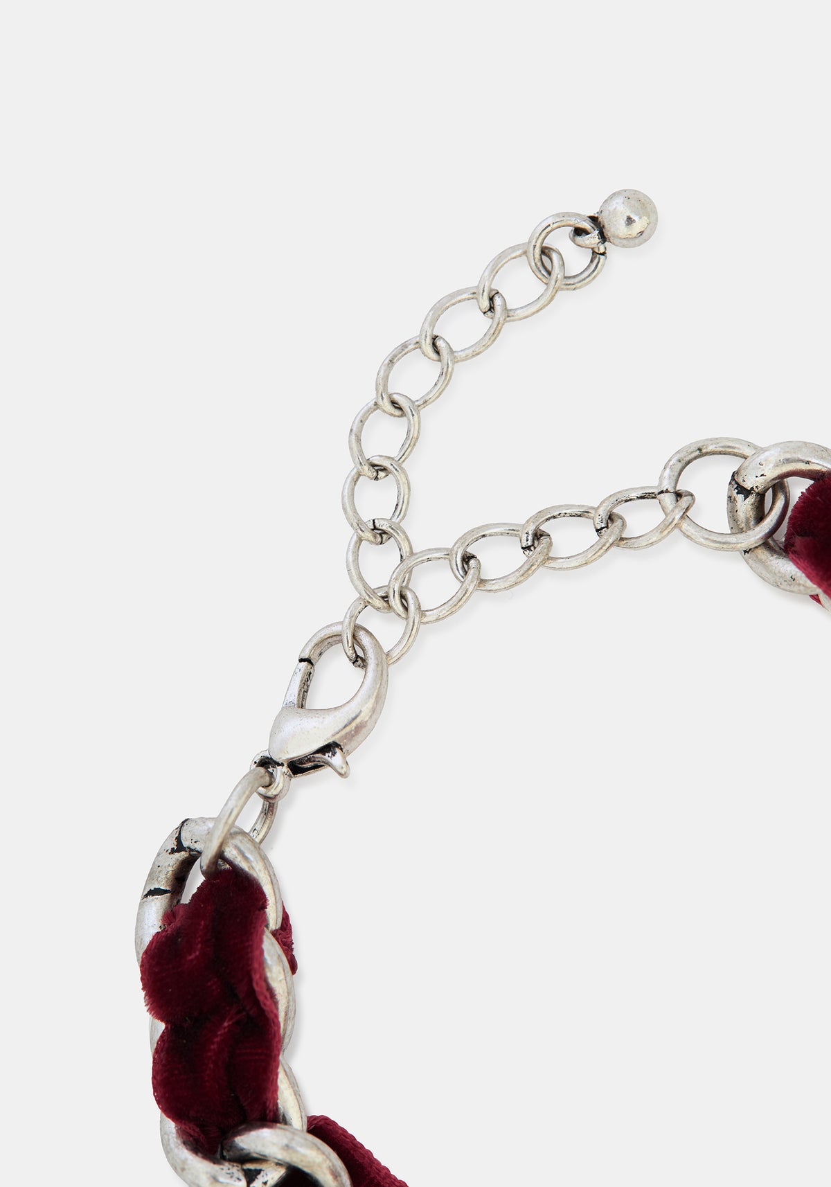 Vaelis Cross Ribbon Chain Bracelet