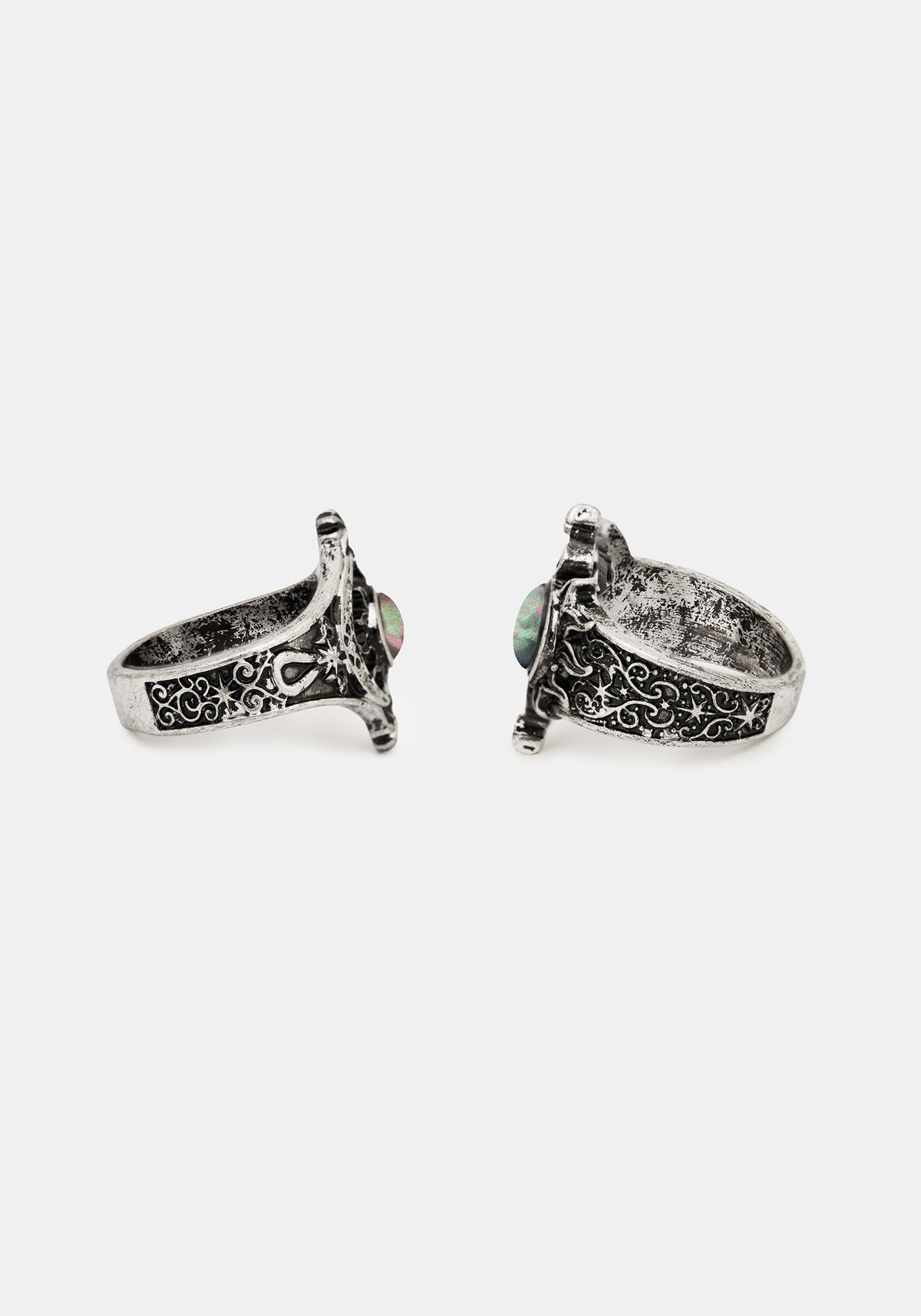 Mera Moon Chunky Ring Set
