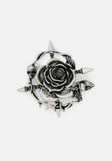 Sezora Rose Skull Brooch