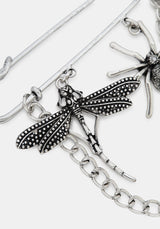 Viyna Spider Safety Pin Charm Brooch