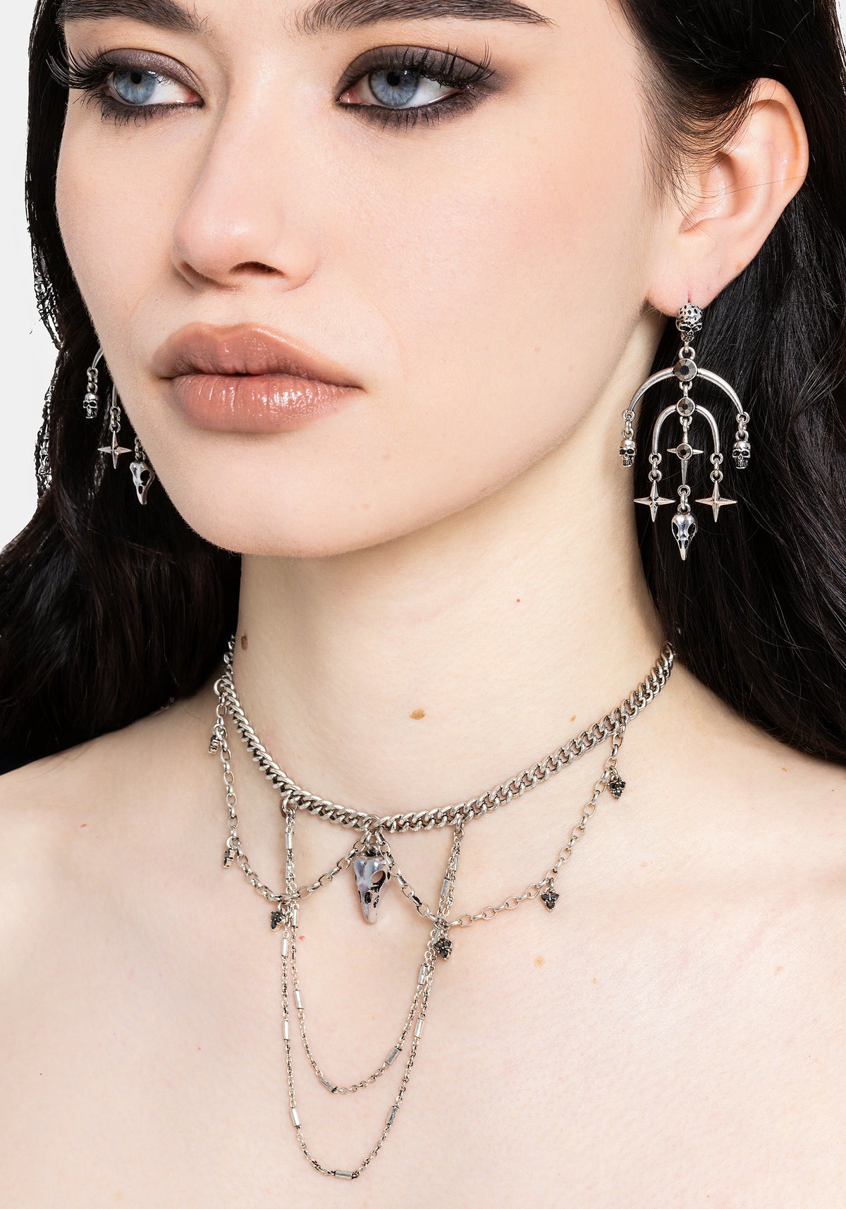 Corvus Layered Chain Necklace
