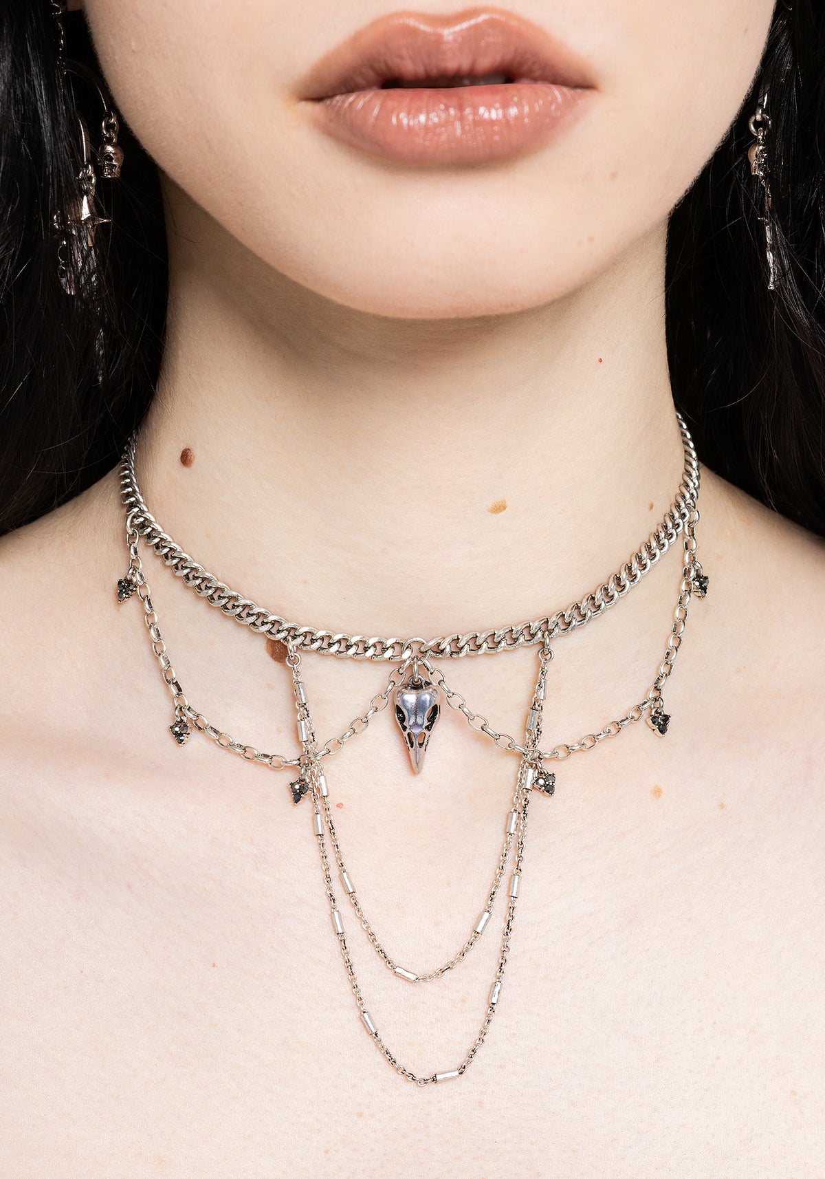Corvus Layered Chain Necklace