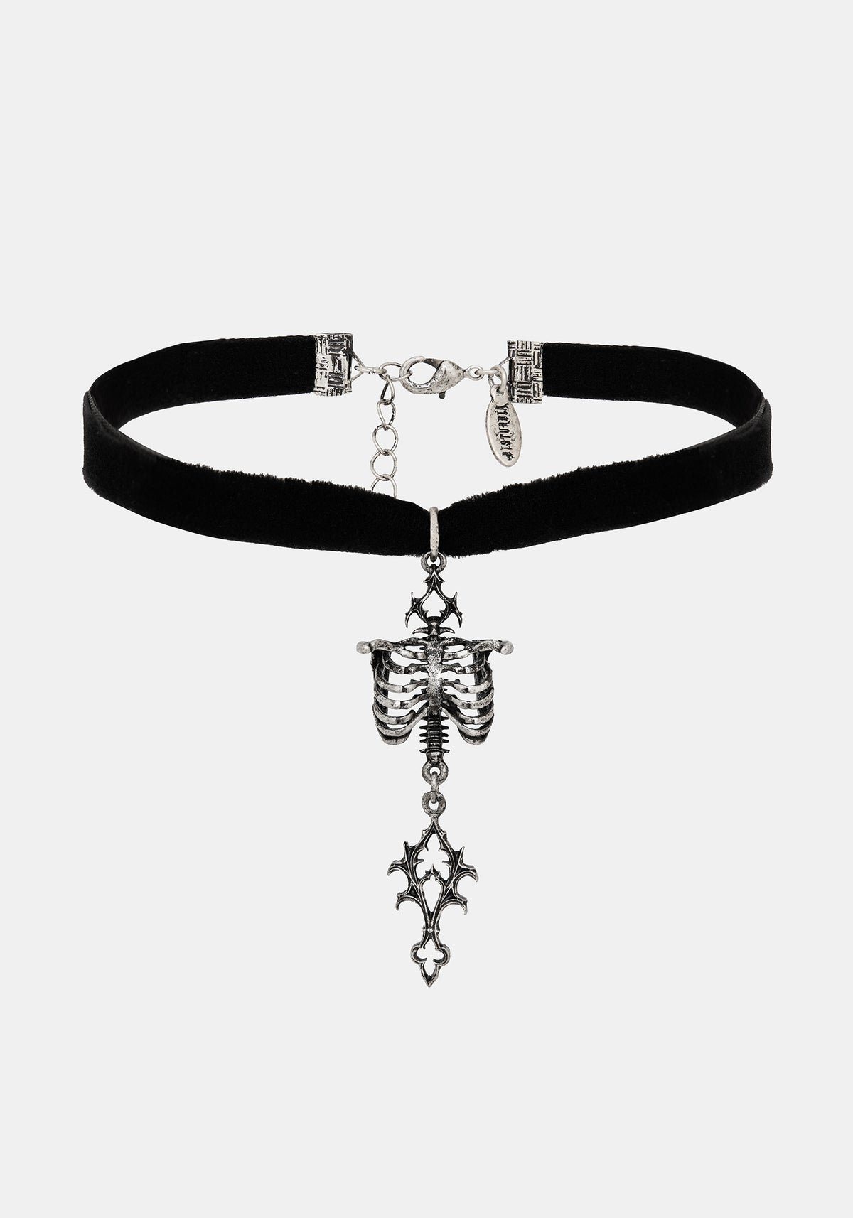 Quorin Skeleton Ribbon Choker