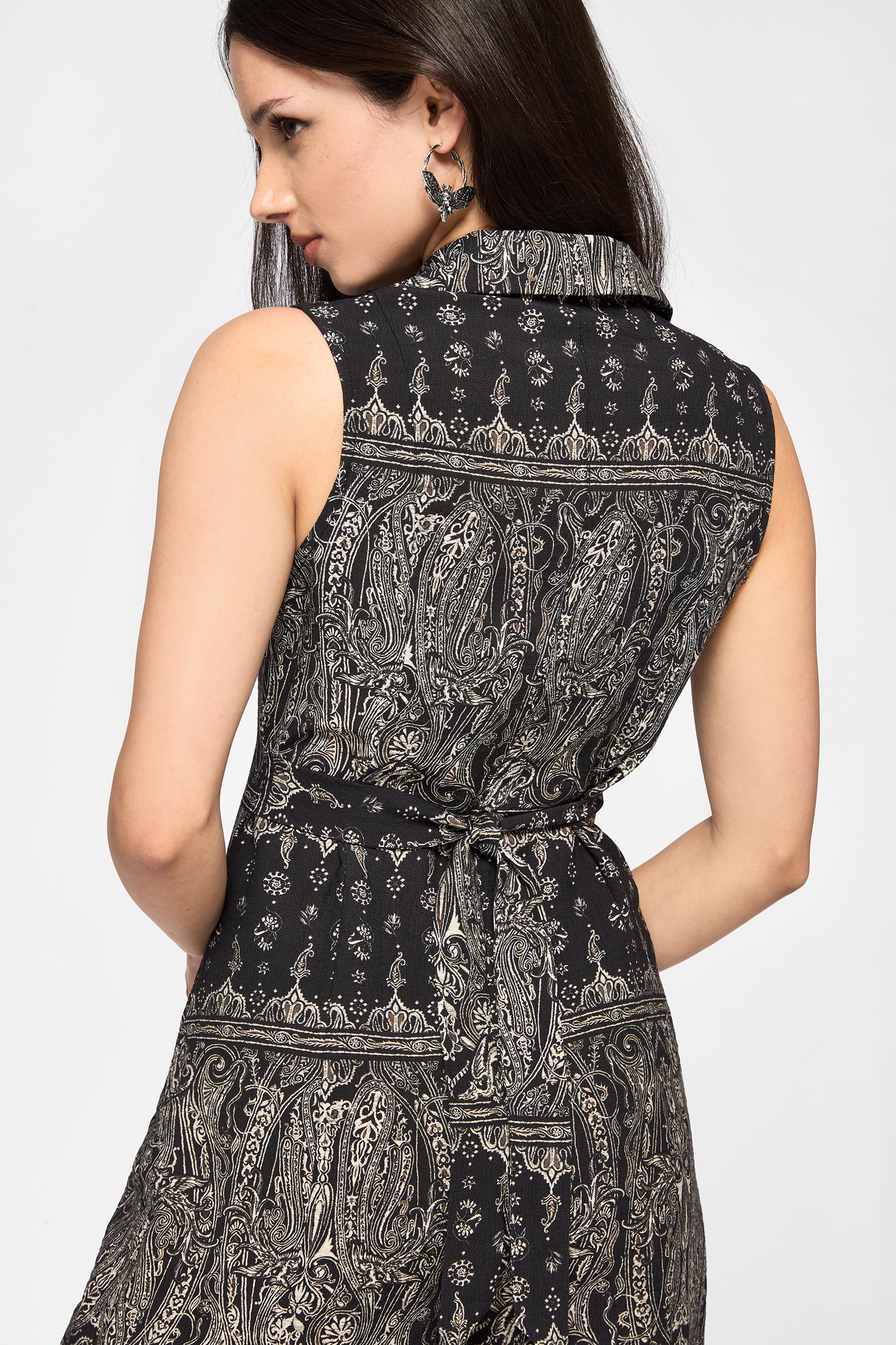 Zelira Paisley Print Playsuit