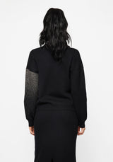 Kenna Flame Lurex Knit Sweater