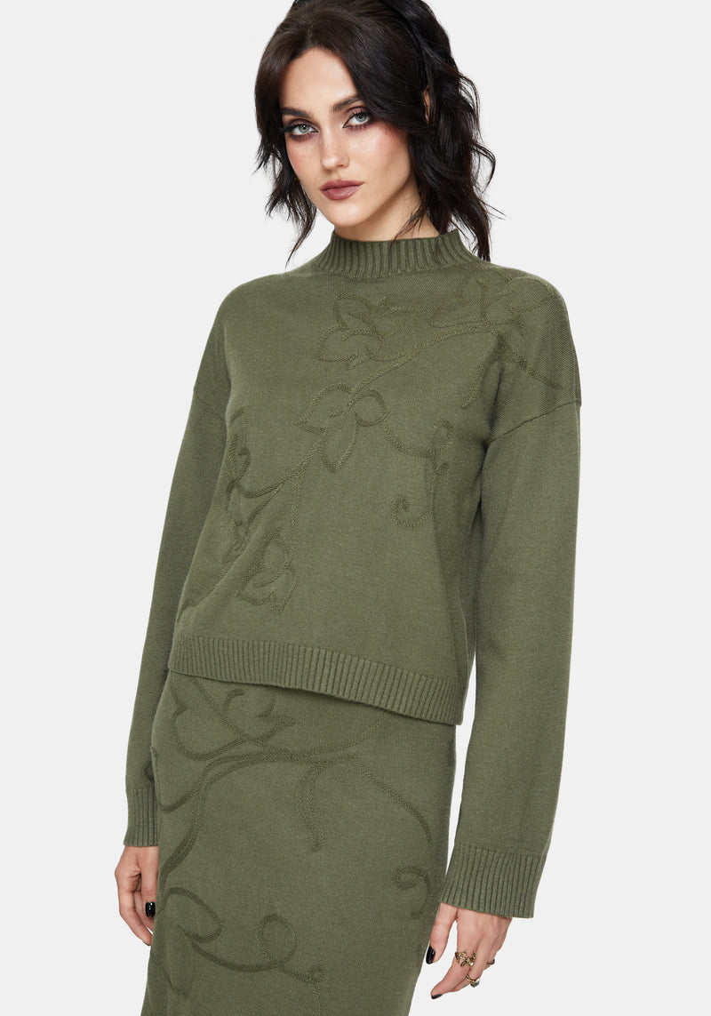 Elixir Branch Detail Knit Sweater