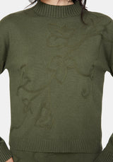 Elixir Branch Detail Knit Sweater