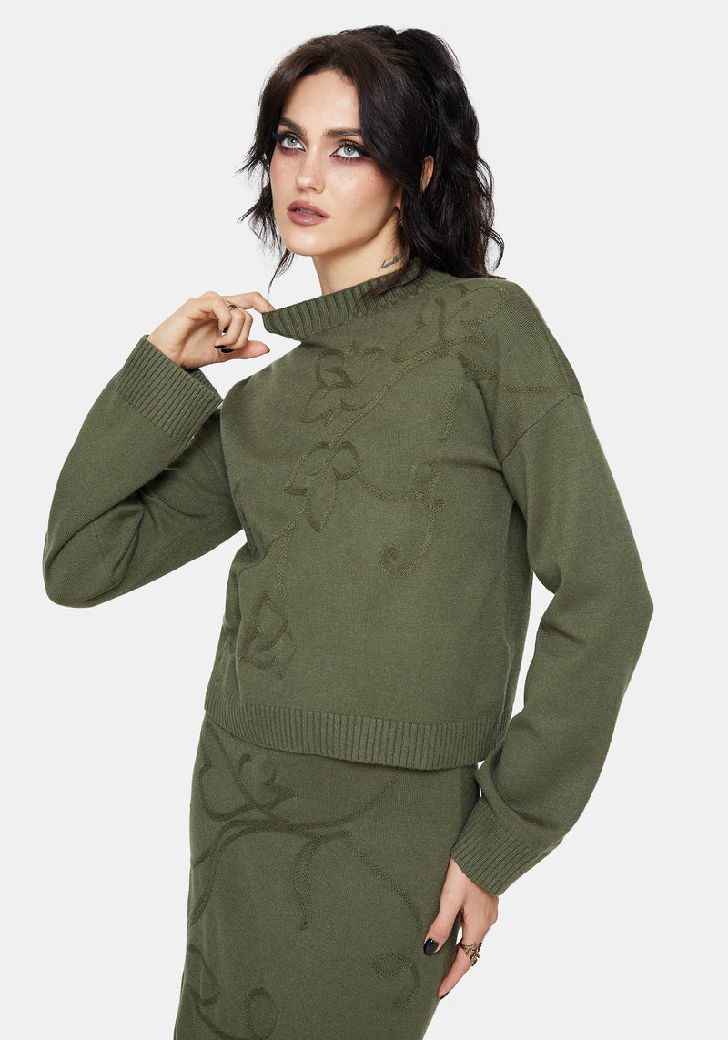 Elixir Branch Detail Knit Sweater