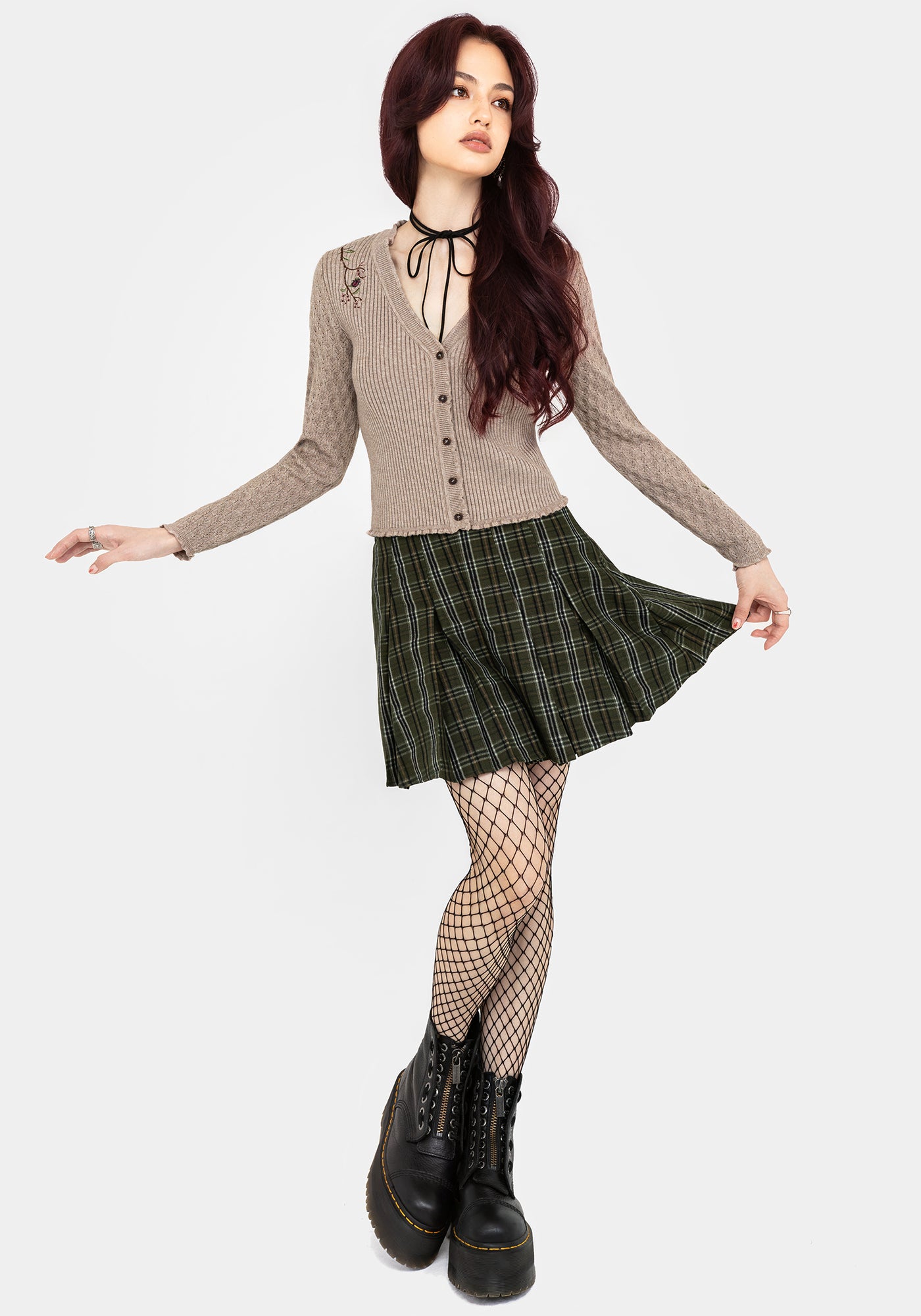 Tantra Floral Beetle Embroidered Cardigan – Disturbia