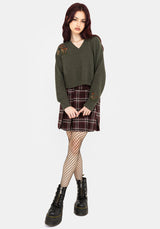 Keira Cotton Toadstool Embroidered Sweater