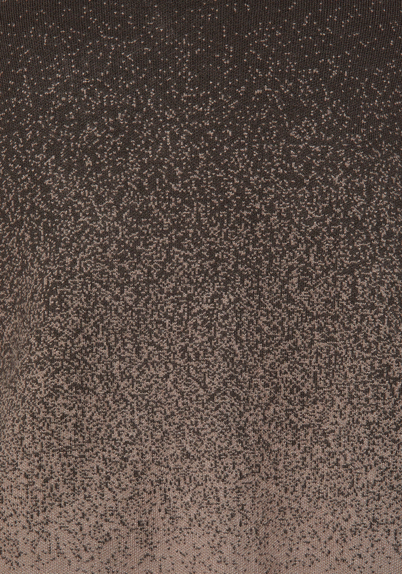 Nightjar Ombre Knit Maxi Skirt - Taupe