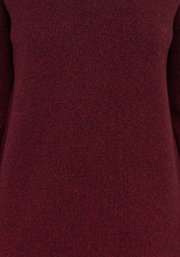 Nightjar Ombre Knit Maxi Dress - Red