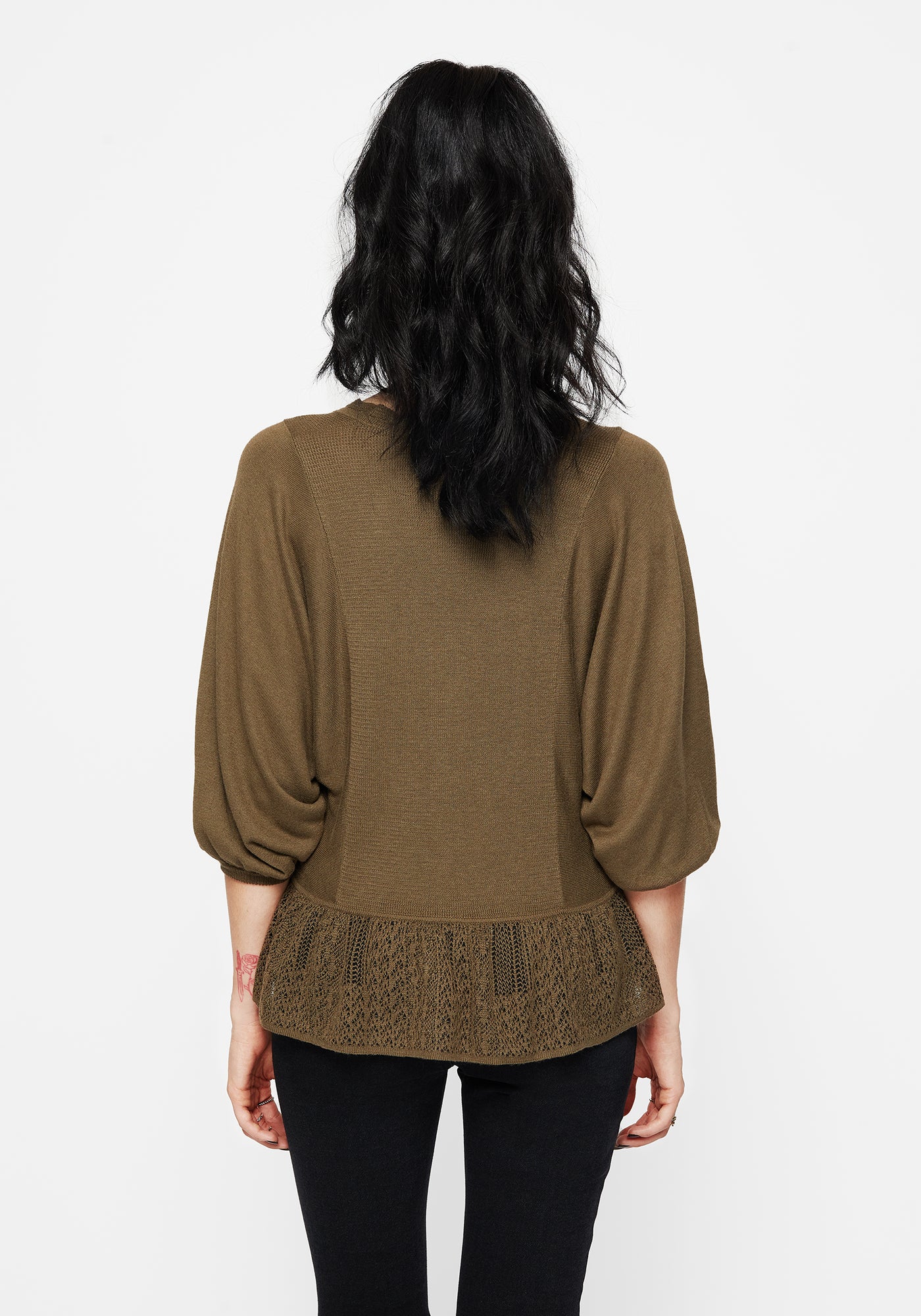 Avalon Puff Sleeve Button Up Knit Blouse – Disturbia