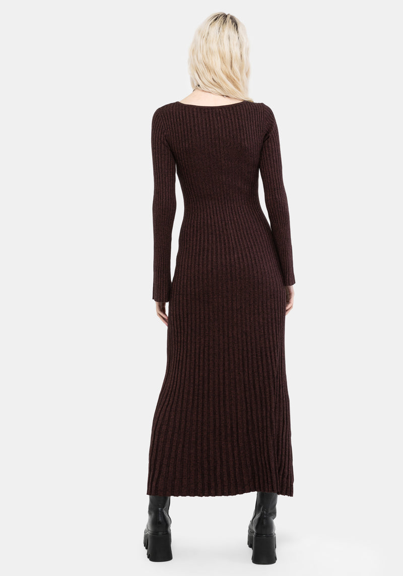 Estella Long Sleeve Knit Maxi Dress