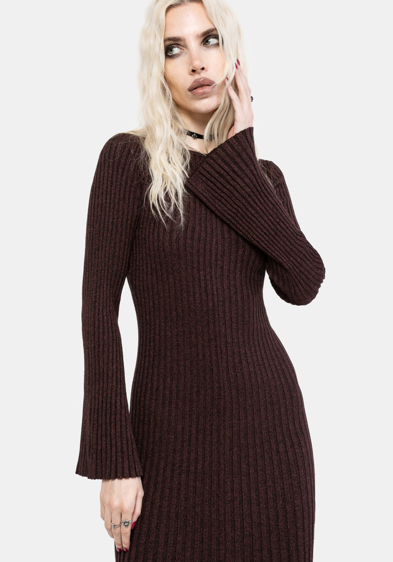 Estella Long Sleeve Knit Maxi Dress Disturbia Estella Long Sleeve Knit Maxi Dress Disturbia