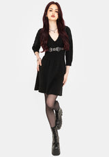 Ritual Gothic Architecture Cable Knit Mini Dress