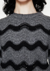 Nave Cotton Stripe Knit Sweater