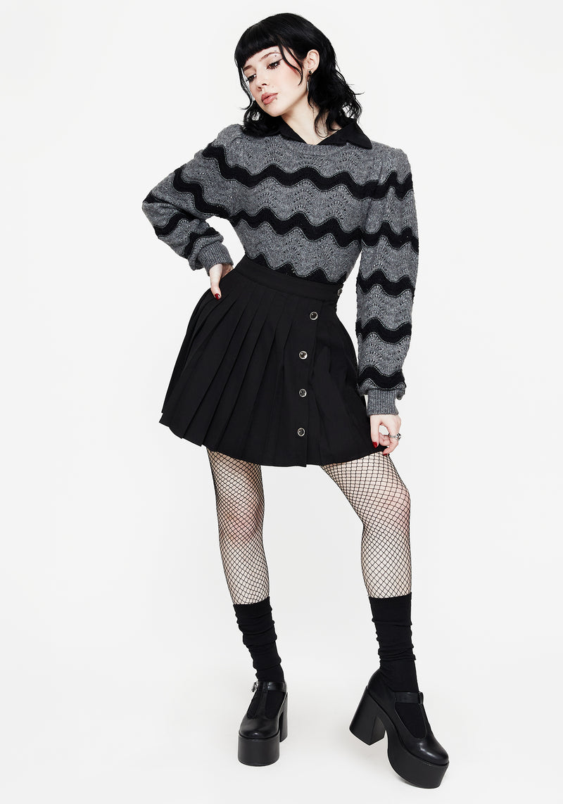 Nave Cotton Stripe Knit Sweater