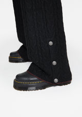 Sophia Cable Knit Wide Leg Trouser