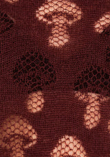 Harriet Lurex Mushroom Detail Knit Sweater
