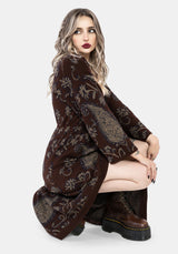 Gillian Cotton Paisley Knit Kimono