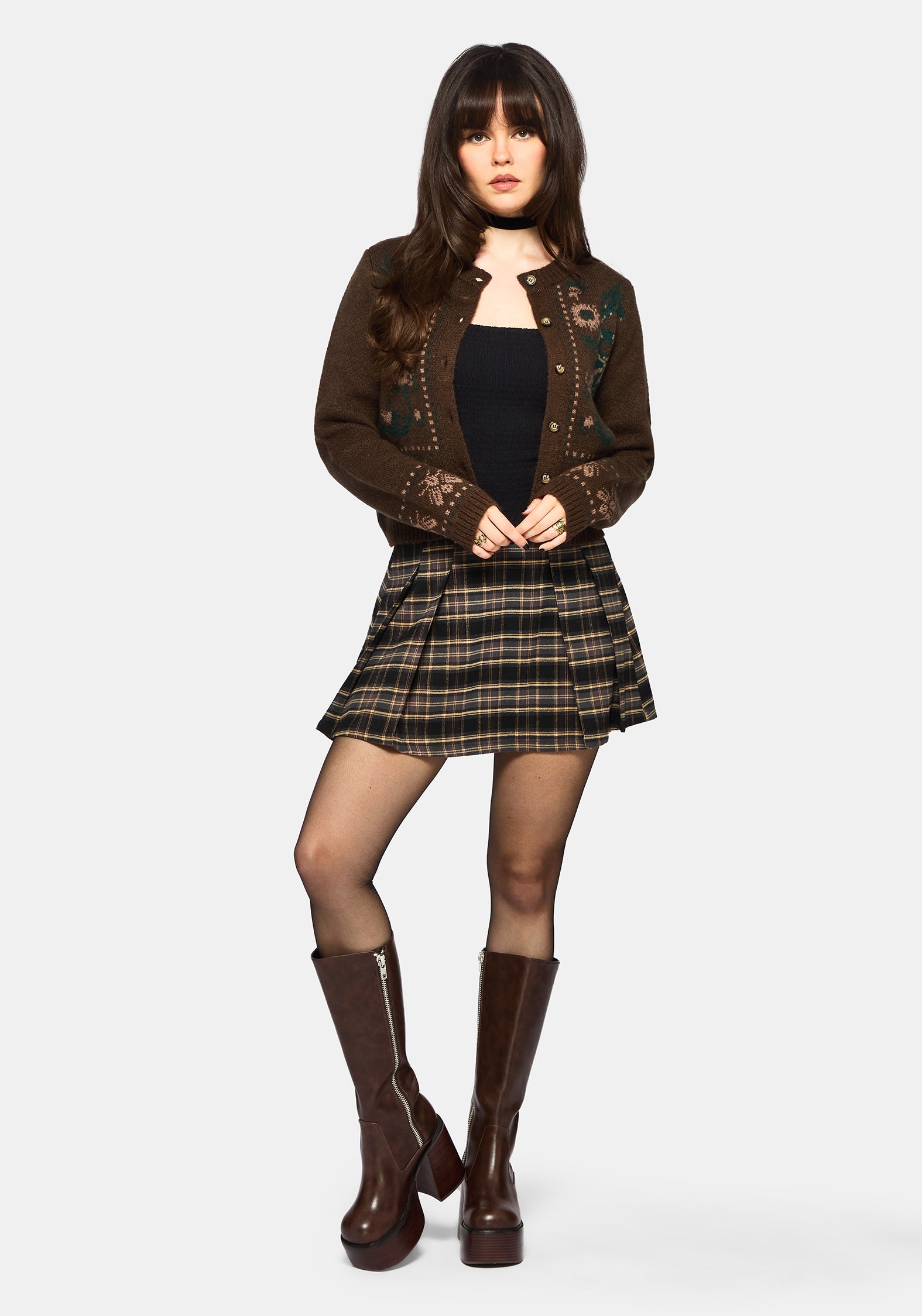 Aura Dragon Jacquard Knit Cardigan – Disturbia