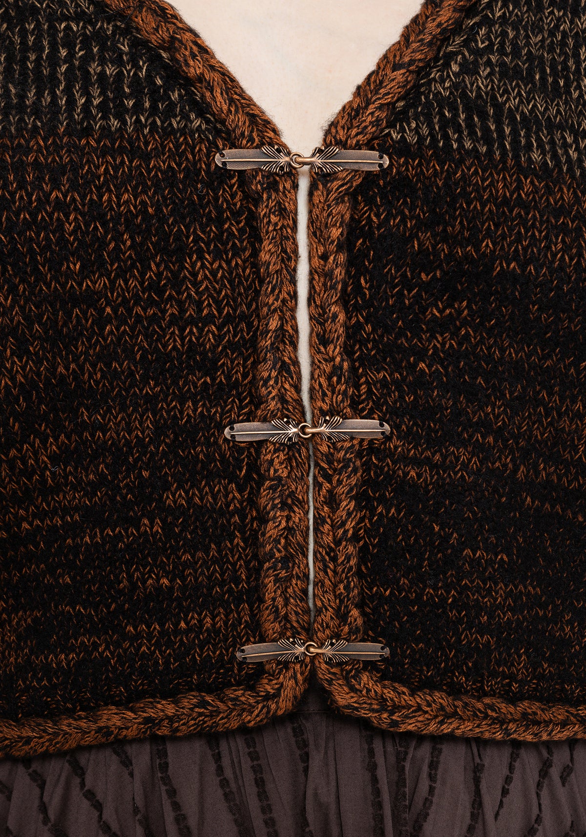 Shae Feather Clasp Knit Cardigan