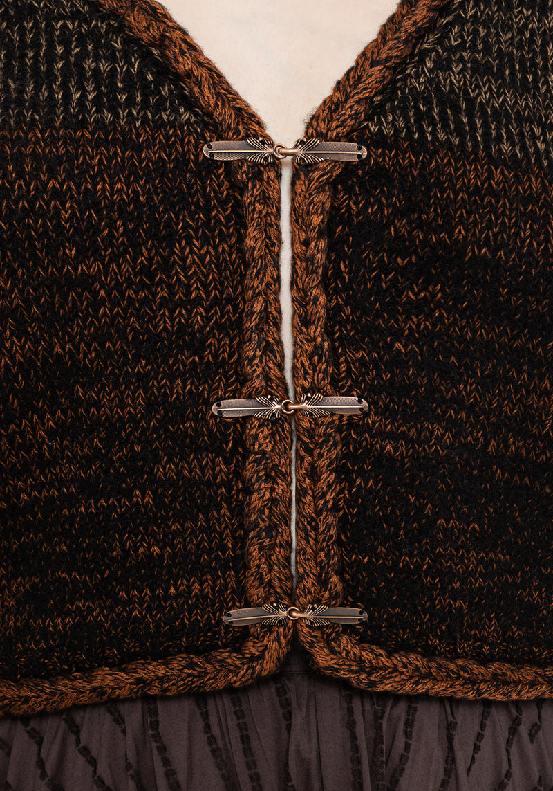 Shae Feather Clasp Knit Cardigan – Disturbia
