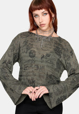 Heresy Ladder Stitch Jumper