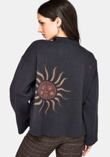 Angela Celestial Jacquard Knit Sweater