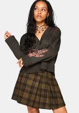 Angela Celestial Jacquard Knit Cardigan