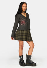 Angela Celestial Jacquard Knit Cardigan