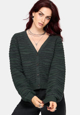 Stormi Wave Stripe Knit Cardigan