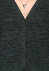 Stormi Wave Stripe Knit Cardigan