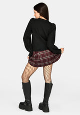 Ember Moth Embroidered Knit Sweater