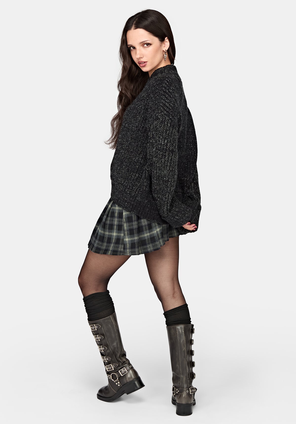 Astra V-Neck Chunky Knit Sweater