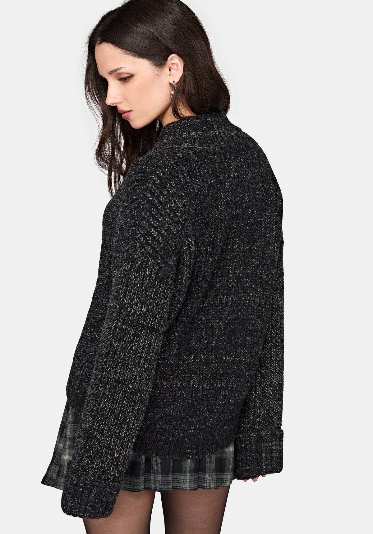 Astra V-Neck Chunky Knit Sweater