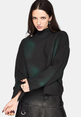 Luvena Batwing Dyed Knit Sweater