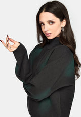 Luvena Batwing Dyed Knit Sweater