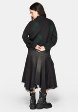 Luvena Batwing Dyed Knit Sweater