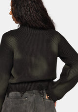 Milaya Overdyed Distressed Knit Jumper