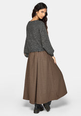 Beatrix Mushroom Embroidered Knit Sweater