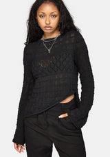 Olesia Asymmetric Knit Sweater