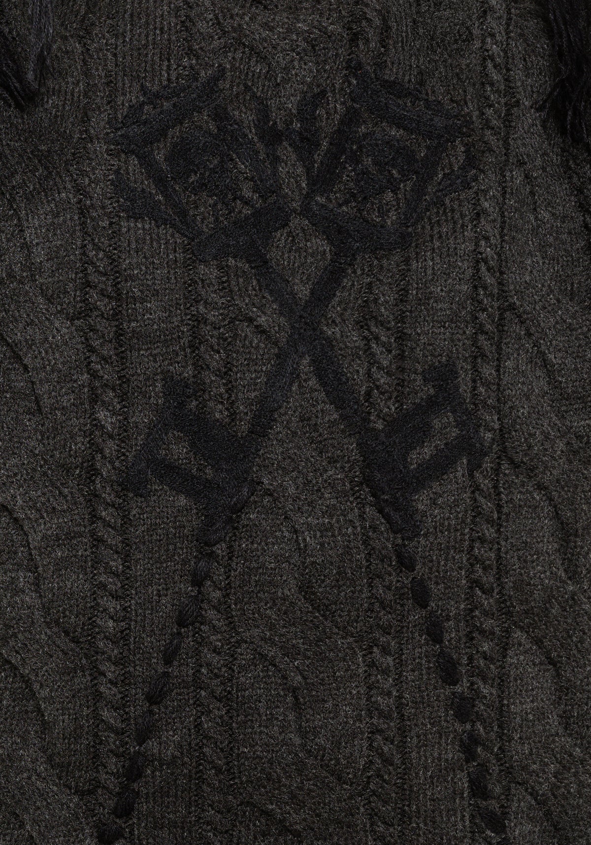 Skorn Skull Key Cable Knit Jumper S