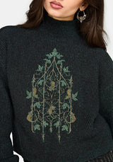 Perla Rat Embroidered Knit Sweater
