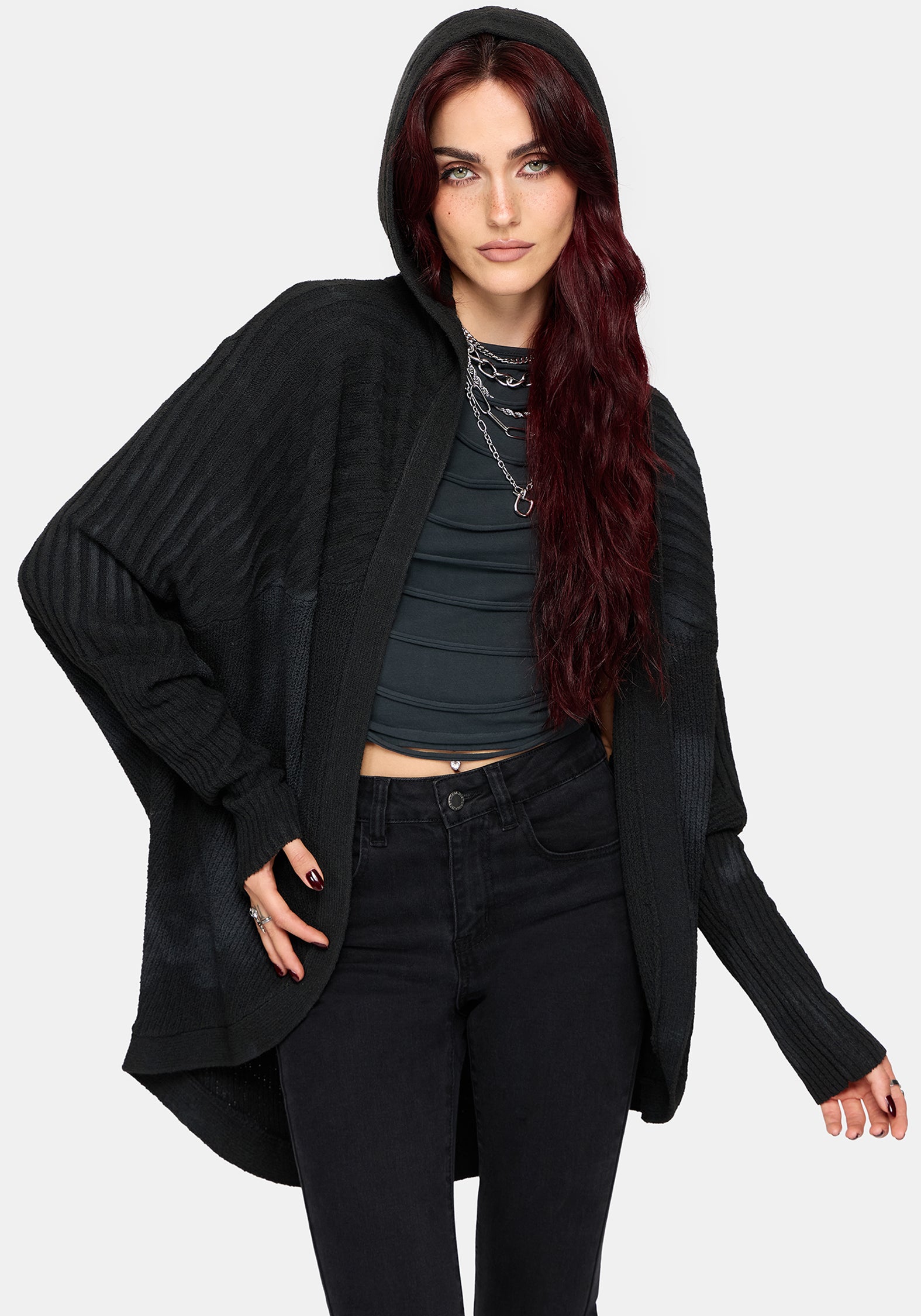 Morpho Cocoon Hooded Cardigan