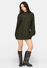 Bracken Chunky Ribbed Knit Sweater
